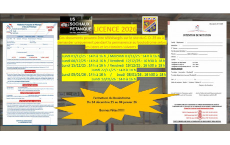 Adhésion, renouvellement &amp; mutation 2026